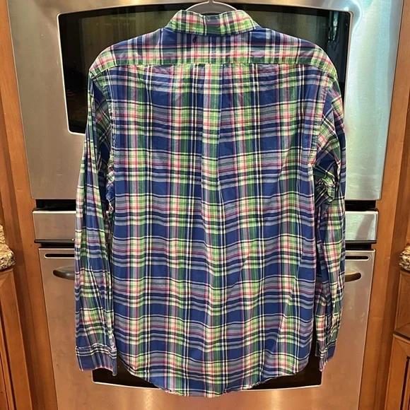 Ralph Lauren plaid button down - Picture 2 of 4